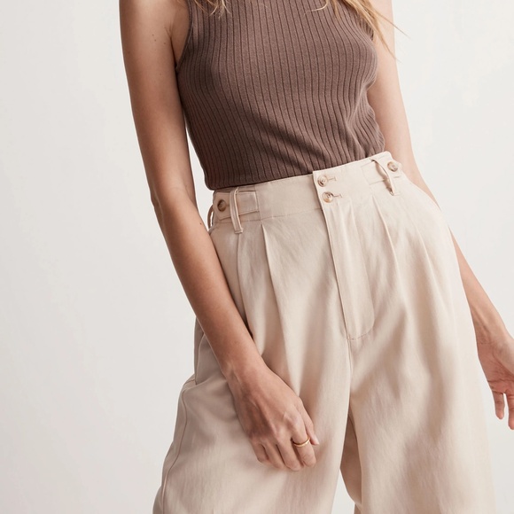 Madewell The Harlow Wide-Leg Pant Sz 0 - Picture 8 of 10